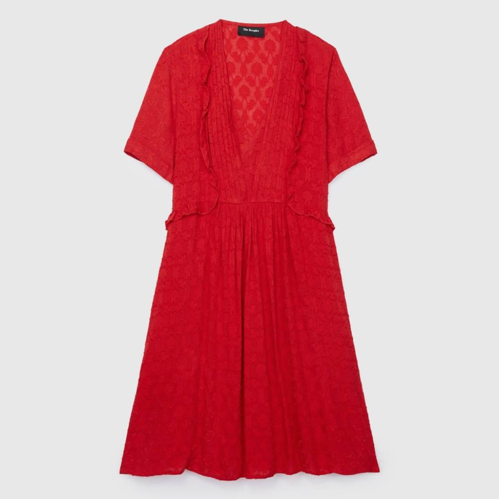 The Kooples Maple Leaves Shift Dress Women's Small NWT (MSRP $225)